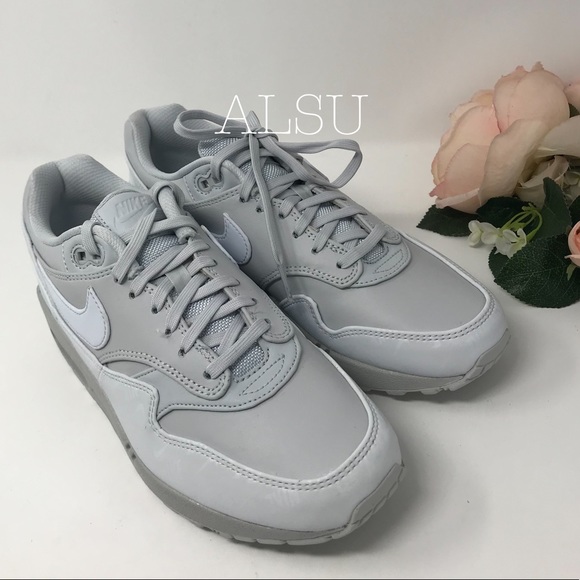 Nike Air Max 1 LX Leather Pure Platinum W AUTHENT - Picture 5 of 7
